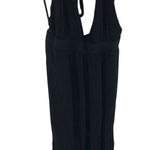 Lulus Lolinda Black Convertible Halter Jumpsuit S Pockets Photo 0