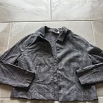 Chadwick's  Black and White Plaid Blouse Photo 0