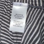 Lulus  Positive Thinking Black and White Striped Long Sleeve Top Small New Photo 5