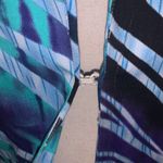 Erin London Long Sleeve Blazer Jacket Colorful Abstract Single Clip Photo 2