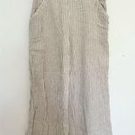 Max Studio  linen blend elastic waist wide leg pants  medium beach lightweight Photo 0