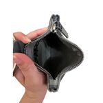 Kim‎ White Women's Round Chain Camouflage Gray Coin Purse Photo 4