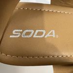 Soda Beige Size 10 New Platform Espadrille Ankle Strap Sandals Photo 5