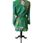 Alexis  Mint Floral Kimono and mini wrap skirt size xs Photo 3