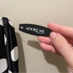 Adore Me Baylie Polka Dot Bikini Top Black and White Plus Size 1X Photo 8