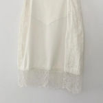 Bebe Vintage Y2K Lace Embroidered Pencil Skirt White Size 2 Photo 5