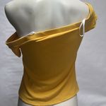 G by Guess  yellow off the shoulder blouse Photo 4