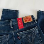 Levi's High Rise Blue Denim Ankle Skinny Jeans 721 Size 31 Distressed Stretch Photo 9