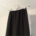 Sara Beth Vintage 80s Satin Midi Slip Skirt Black Size S Photo 6