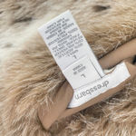 Dress Barn  Vest Faux Fur Sz Large Zip up Mock neck Boho Grunge  Photo 6