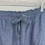 Jantzen Classics Blue Cotton Blend Lightweight Pants Size 16 Drawstring Photo 9