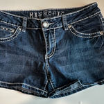 Miss Chic  Size L Embellished Denim color blue Shorts Photo 0