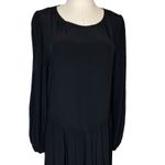 Lacausa Miro Drop Waist Black Mini Dress, size Small Photo 2