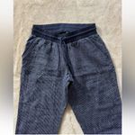 Athleta Womens Pants Pull On Jogger Linen Bali‎ Cropped Navy Stripe Cotton Sz 0 Photo 1