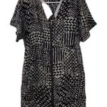 Tramp Puffy Sleeve Mini Dress(Size Small) Black Photo 0