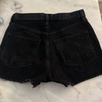 AGOLDE Jaden Clash Distressed ripped denim short Photo 5