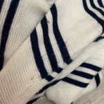 Joie White with Navy Blue Stripes Long Sleeve Sweater with White Collar Size XS Photo 10