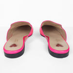 Gucci  Neon Pink Princetown Leather Slipper Mule Flat Horsebit Women's EU 37 Photo 4