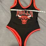 Nba NWOT  Chicago Bulls Sz: S One Piece Swimsuit Bodysuit Womens Stretch. Photo 2