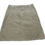Abercrombie & Fitch Vintage  90s Corduroy Knee-Length Skirt Womens Size 4 Preppy Photo 0