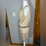 Halston Heritage  side‎ ruched mini dress size M Photo 5