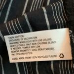 Isabel Maternity  Black Vertical Stripe Square Neck Blouse Photo 6