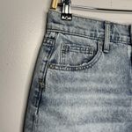 Veronica Beard Shiloh Denim Shorts Pebble Stone Wash Size 27 Button Fly Raw Hem Photo 4