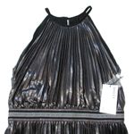 Bailey44 NWT Bailey 44 Madison in Gunmetal Black Metallic Pleated Dress 8 $268 Photo 3