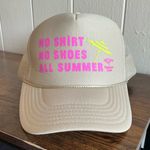 Rare Aloha Collection X Summer Club Exclusive Mesh Otto Adjustable Trucker Hat Pink Photo 0