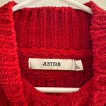 JustFab Vibrant Red Turtleneck Sweater Photo 4