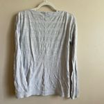 The North Face  gray white long sleeve top Photo 1