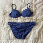 No Boundaries Vintage 90s Striped Bikini set Photo 0