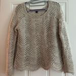 American Eagle Outfitters Crochet Knit Sweater Top Photo 0