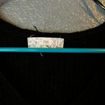 Pink republic  Black Ribbed Knit Sweater Women’s Long Sleeve V-Neck Pullover Photo 3