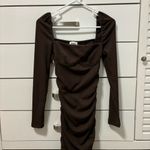 Princess Polly  Portia Mini Dress Brown Photo 2