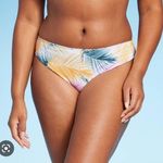 Shade & Shore  Tropical Mid rise Bikini Bottom XL Photo 0