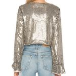 Tularosa Lu Sequin Long Sleeve Top Photo 2