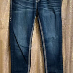 Rock Revival  Janelle Mid Rise Skinny Dark Wash Jeans, 29 Photo 0