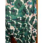 Boden Floral Kelly Green & Pink Four‎ Leaf Clover Sheath Belted Tie Dress US 6R Size 6 Photo 15