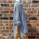 Kontrol vintage ā00s pinstriped, embroidered long sleeve top / S / EUC Photo 5