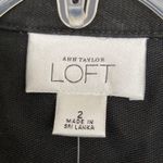 Loft Black Denim Button Down Jacket Sz 2 Photo 1