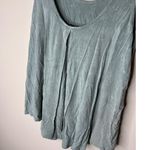 Wet Seal Juniors XS Tank Top Blouse Green High Low Light Tie Dye Flowy Boho Photo 3