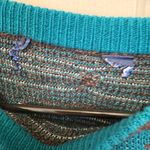 Southwestern Aztec COOGI Sweater Crewneck Earthtones Women’s Small Brown Photo 2