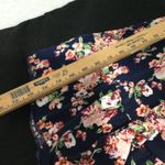 Shiella Rose Navy Floral Print Off Shoulder Ruffle Tiered Dress Size M Blue Size M Photo 5