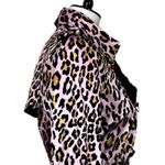 Joan Rivers  Trench Coat Belted Classic Pink Leopard Multi Women’s Size Small Photo 6