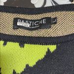 Free People PASTICHE for Floral Geometric Knit Sweater Photo 4