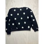 Lou & grey Black Multi Polka Dot Fleece Pullover Sweatshirt Women's Size M New Photo 9