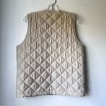 Vintage Y2K Collezioni Italy Beige Tan Qulited Puffer Vest 4 Photo 3