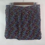 Merona  L Rainbow Chicklets Walking Running Golf Pickleball Mini Skirt Photo 1