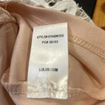 Lulus Lulu’s Steal a Kiss White Lace with Nude lining dress size small Photo 15